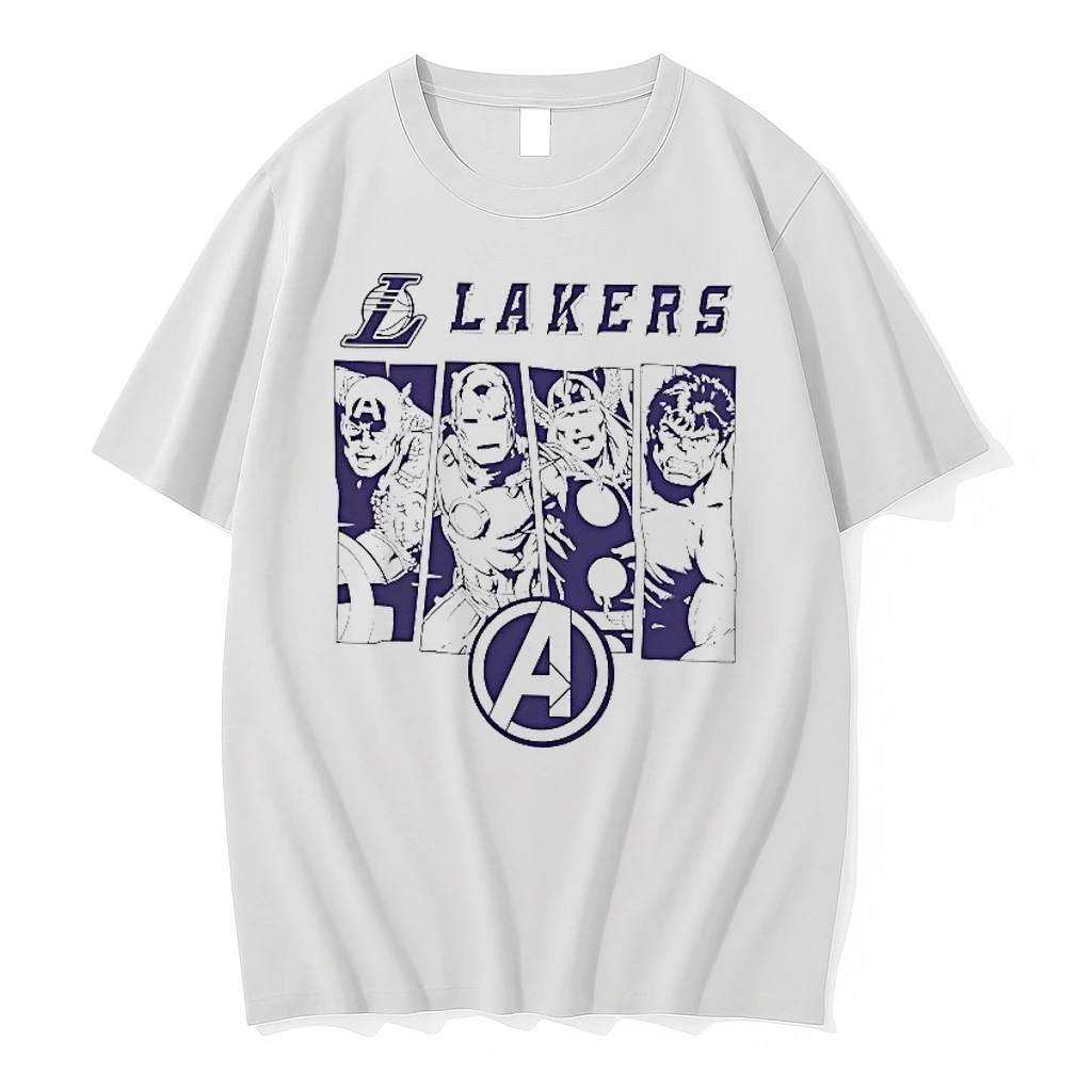 Los Angeles Lakers Marvel Heroes Team Shirts