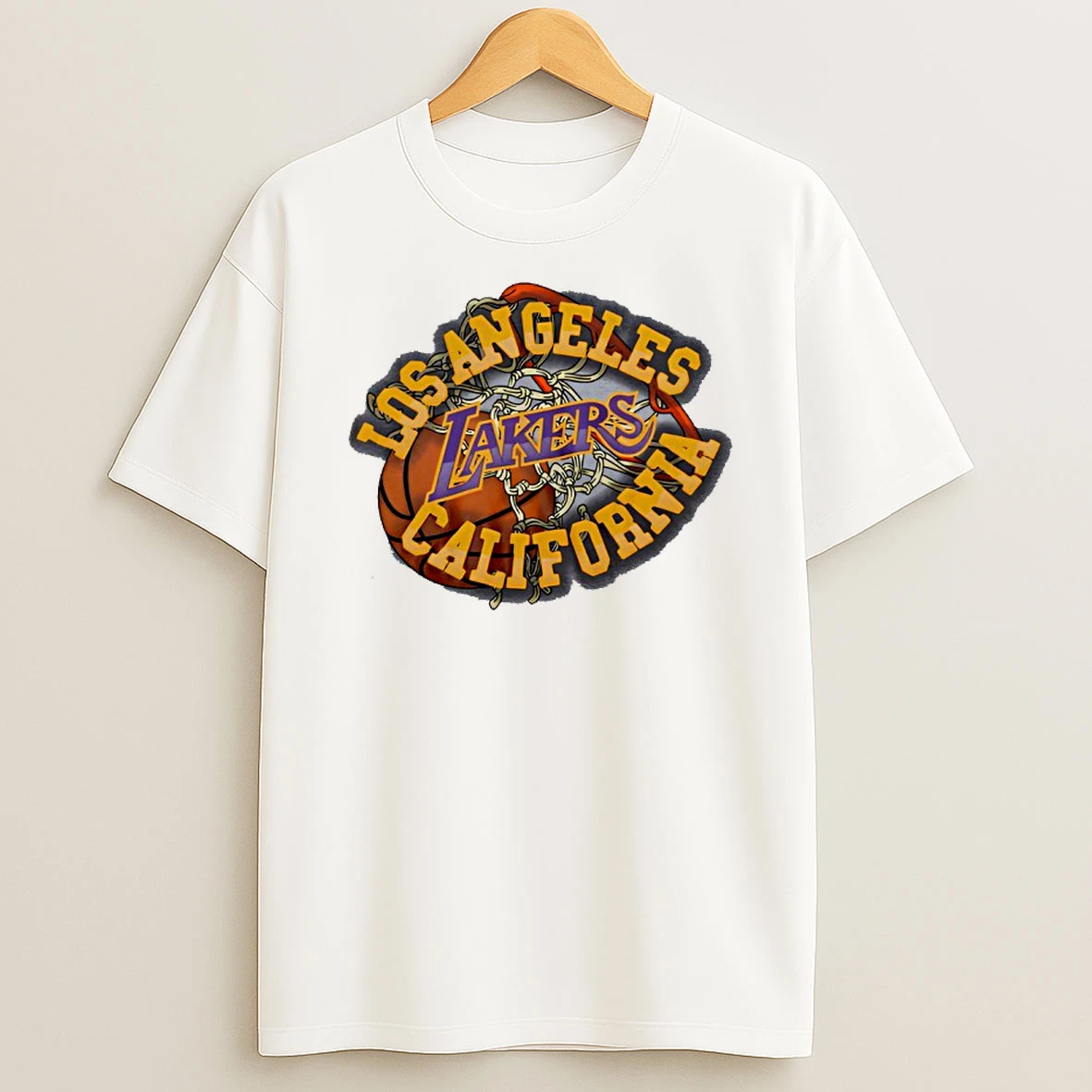 Los Angeles Lakers Mitchell And Ness Graphic Shrit Shirts