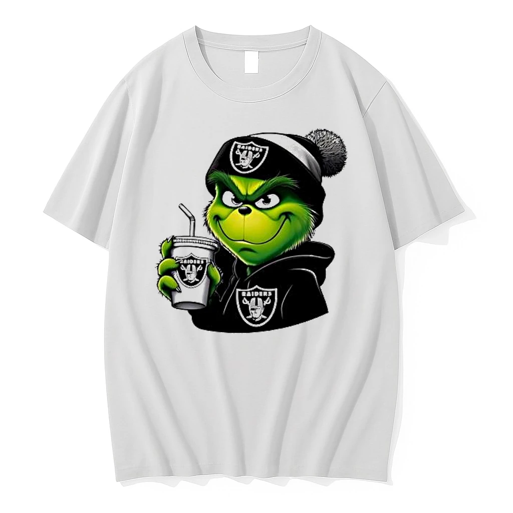 Los Angeles Raider Grinch Christmas Milk Tea Shirts