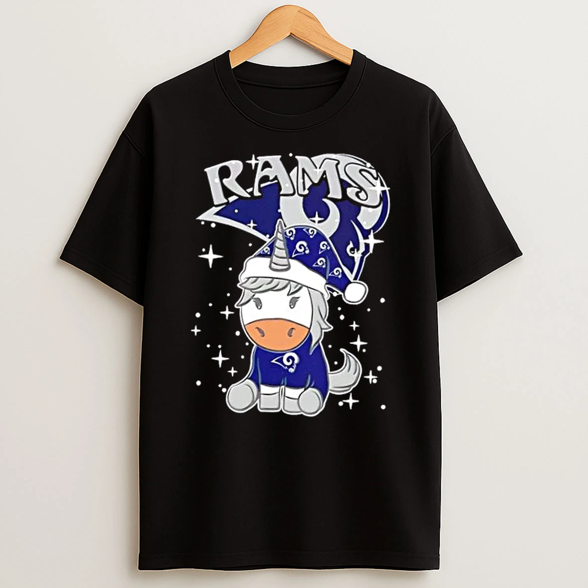 Los Angeles Rams Football X Unicorn Merry Christmas Shirts