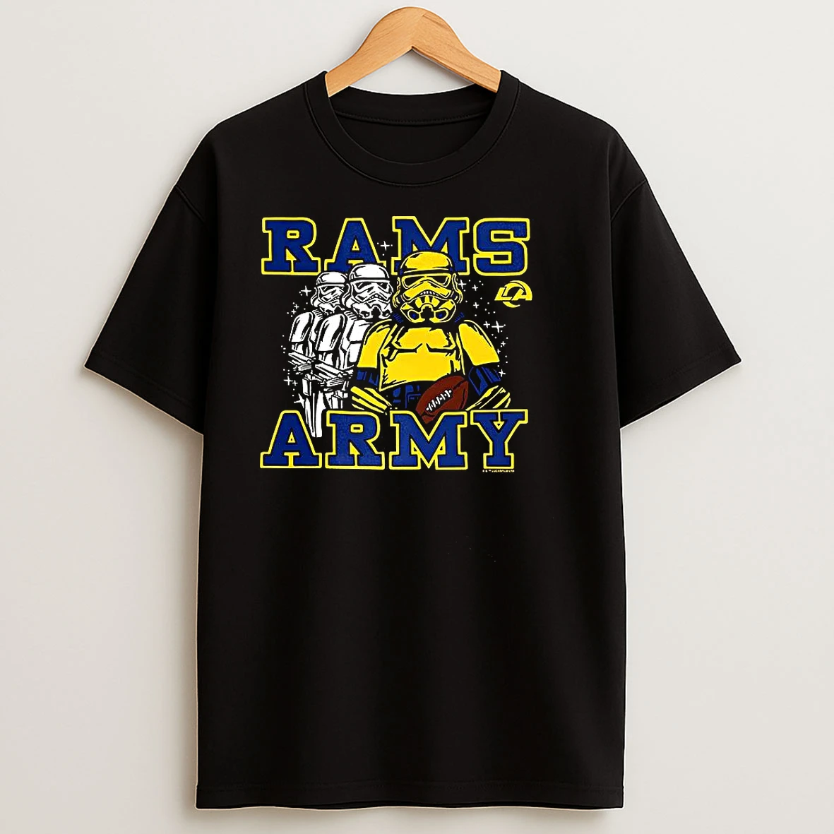 Los Angeles Rams Nfl X Stormtrooper Star Wars T Shirts