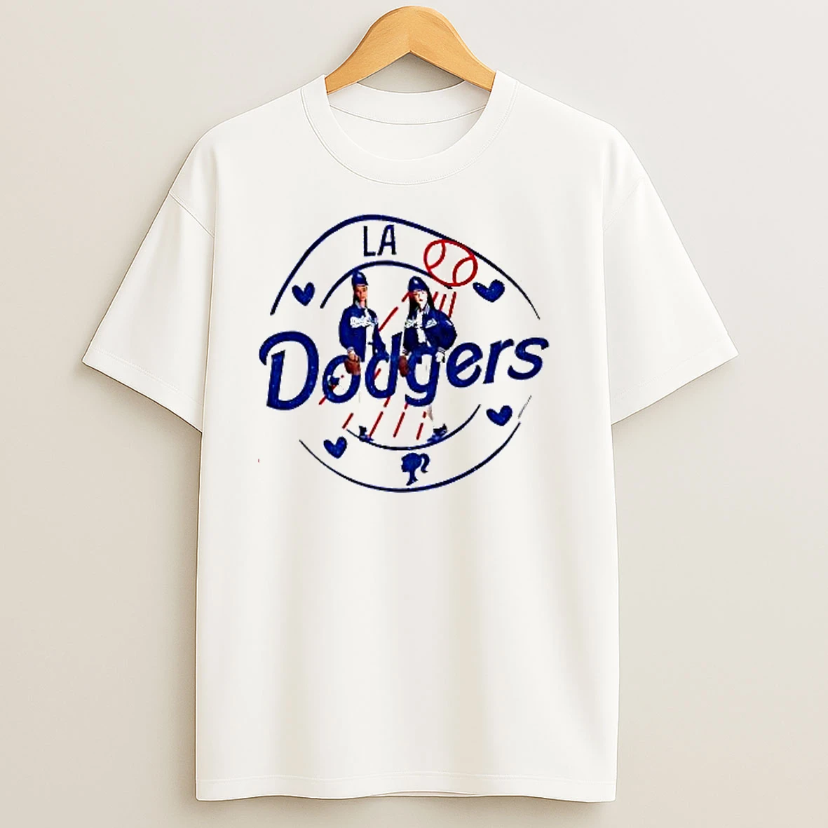 Los Latina Doll Womans Girls Dodgers T Shirts