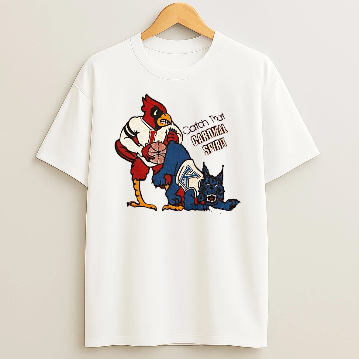 Louisville Cardinals Basketball Catch That Cardinal Spirit Shirts