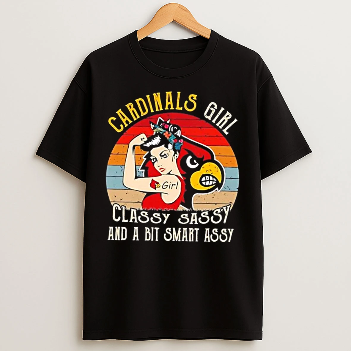 Louisville Cardinals Girl Classy Sassy And A Bit Smart Assy T Shirts