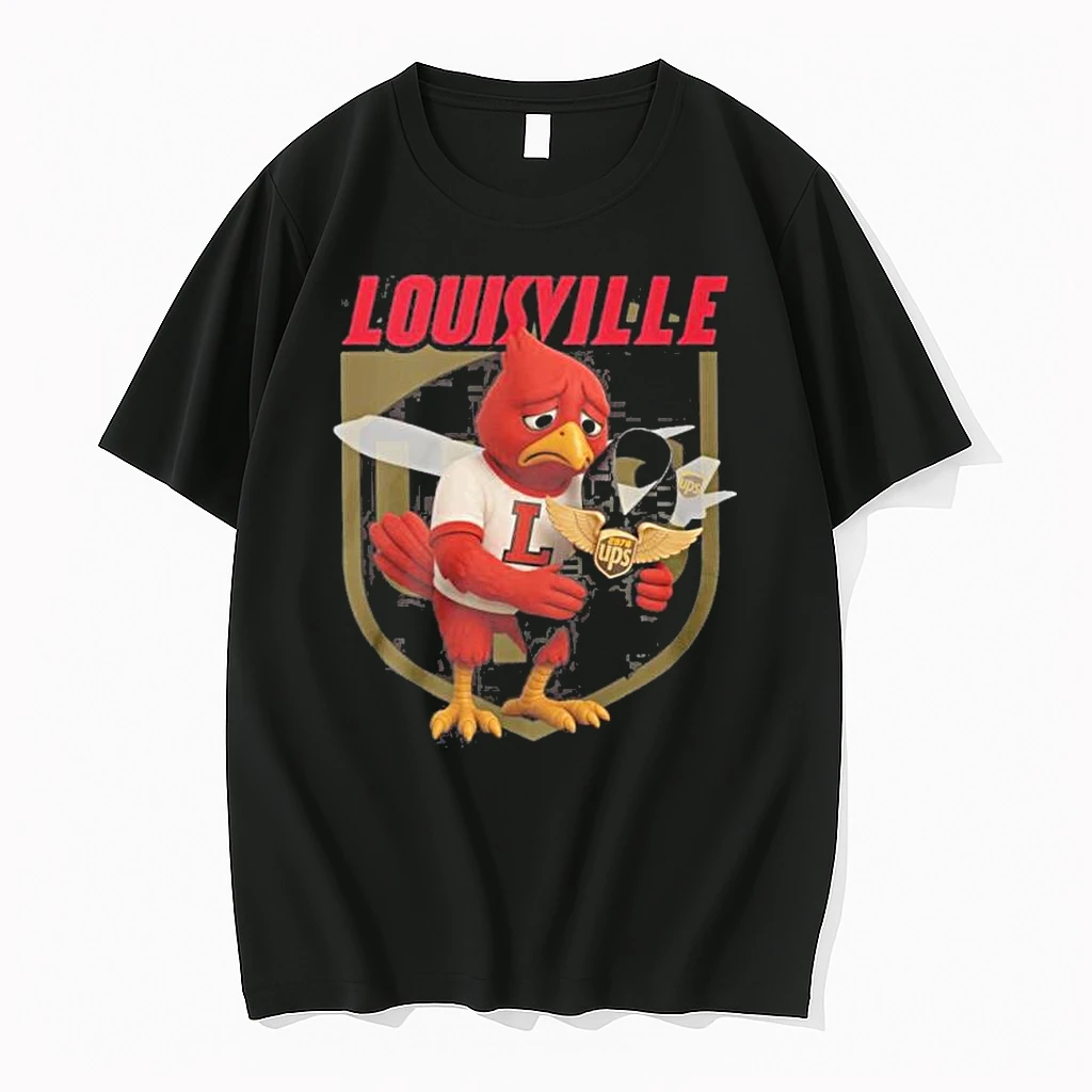 Louisville Cardinals Sad Ups Ribbon Mascot Shirts