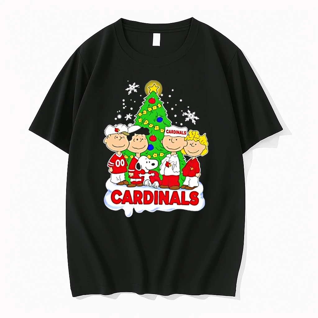 Louisville Cardinals X Peanuts Snoopy And Friends Christmas Tree Shirts
