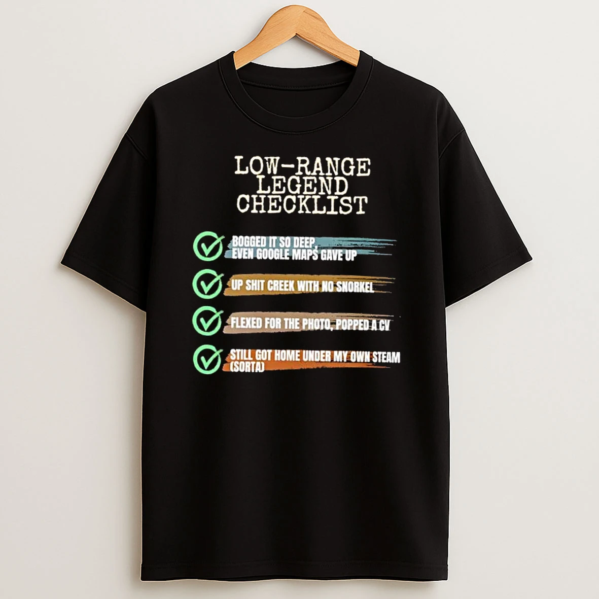 Low Range Legend Checklist Shirts