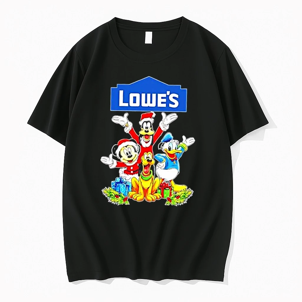 Lowes X Team Mickey Merry Christmas Shirts