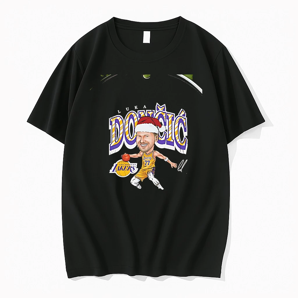 Luka Doncic Santa Cartoon Los Angeles Lakers Christmas Chriast Shirts