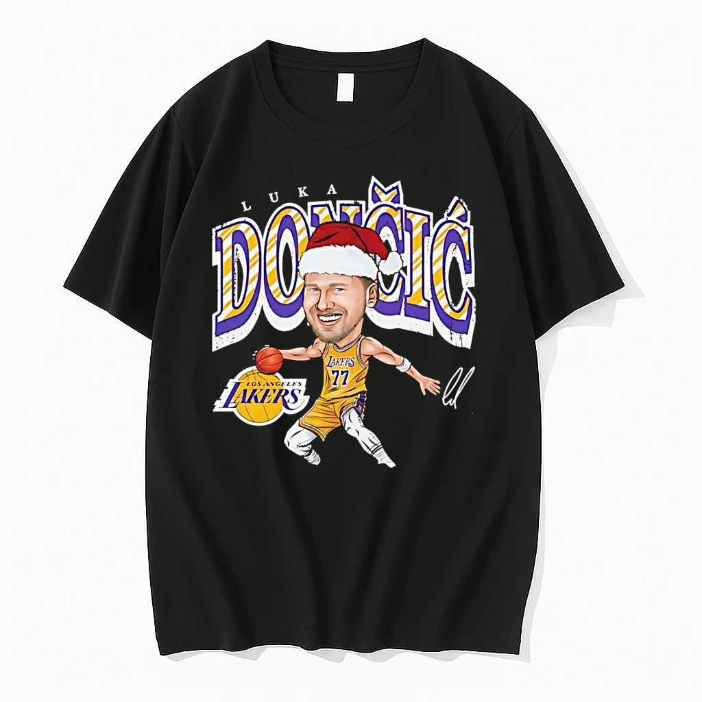 Luka Doncic Santa Cartoon Los Angeles Lakers Shirts