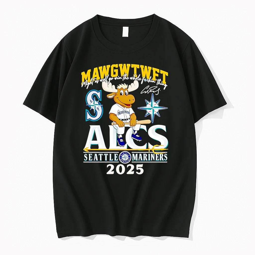Mawgwtwft Alcs Seattle Mariners 2025 Mascot Shirts