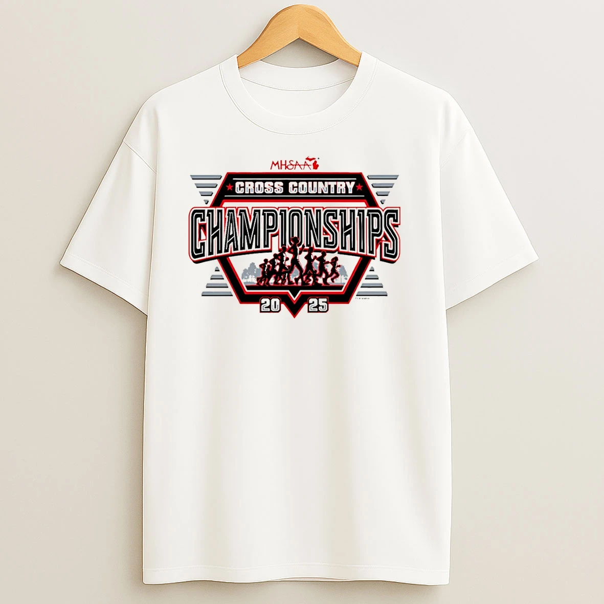 Mhsaa Cross Country Championships 2025 Logo T Shirts