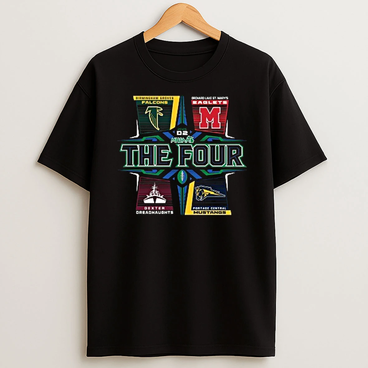 Mhsaa The Four Team D2 2025 Logo Shirts