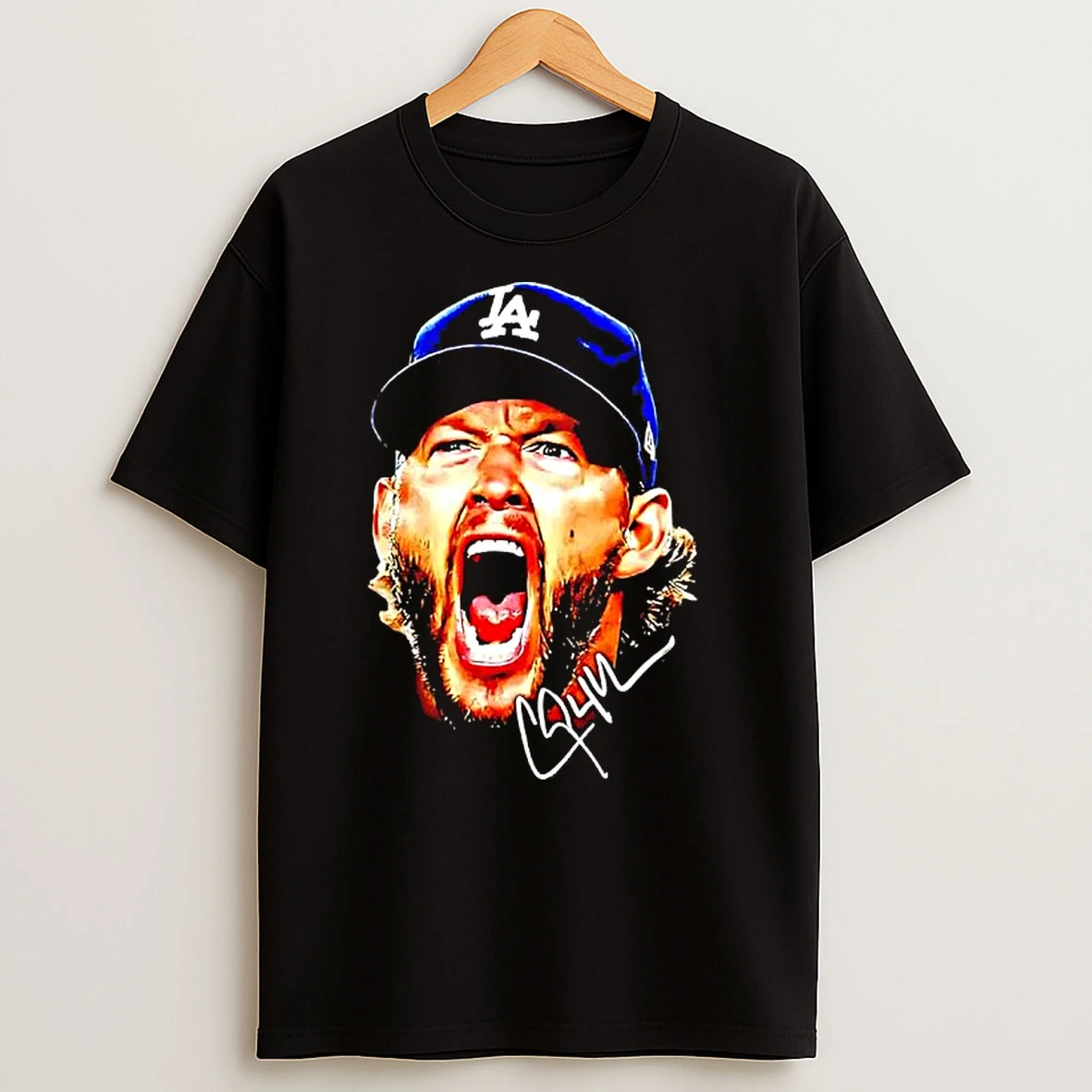 Mlb Clayton Kershaw Retirement Head Signature T Shirts