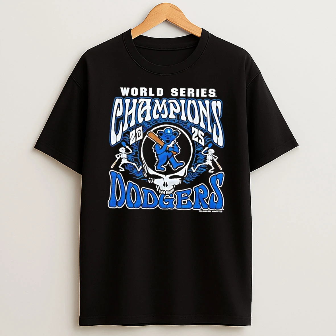 Mlb X Grateful Dead X Dodgers World Series Champions 2025 Shirts