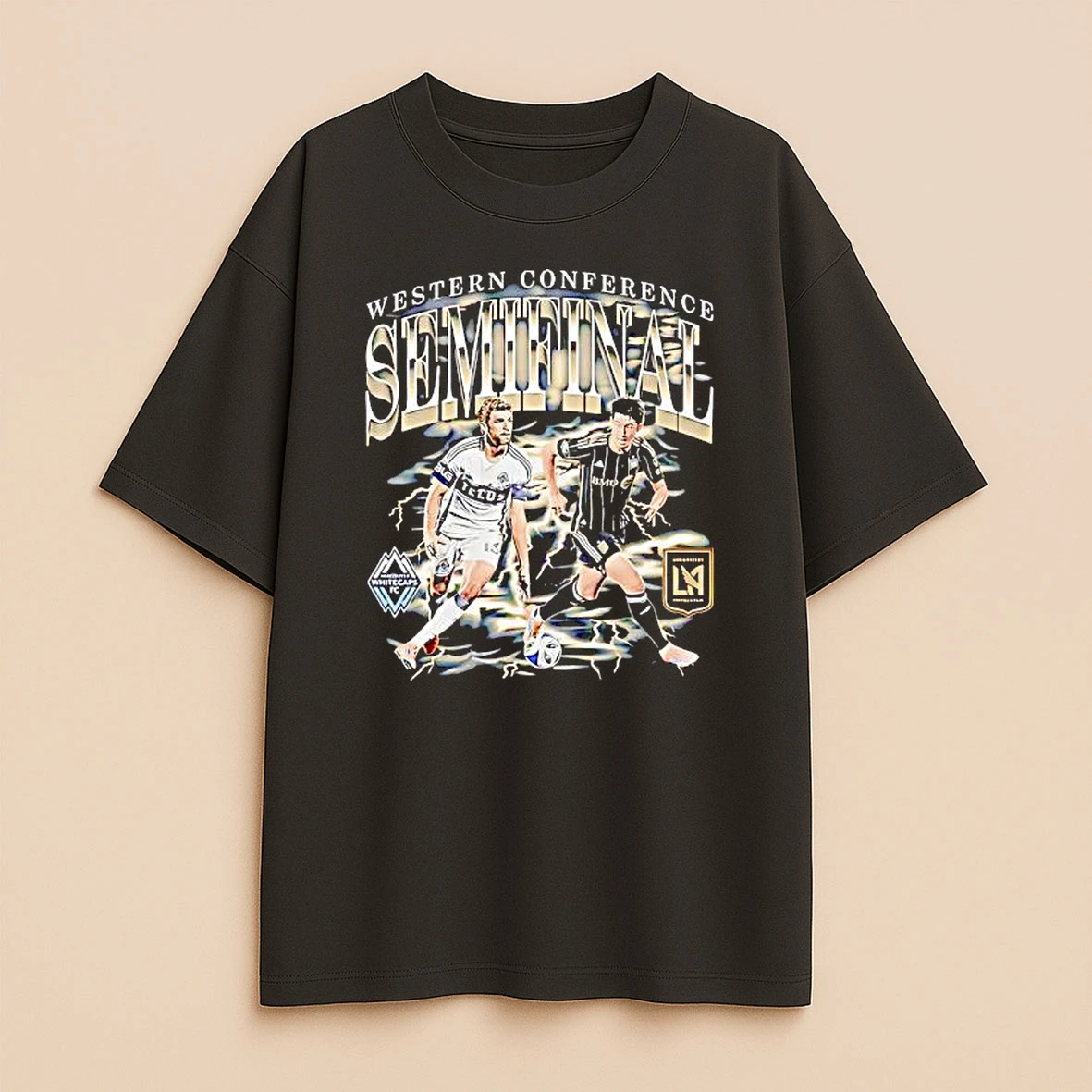 Mls Playoffs 2025 Vancouver Whitecaps Vs Lafc Retro Premium Shirt Sweater
