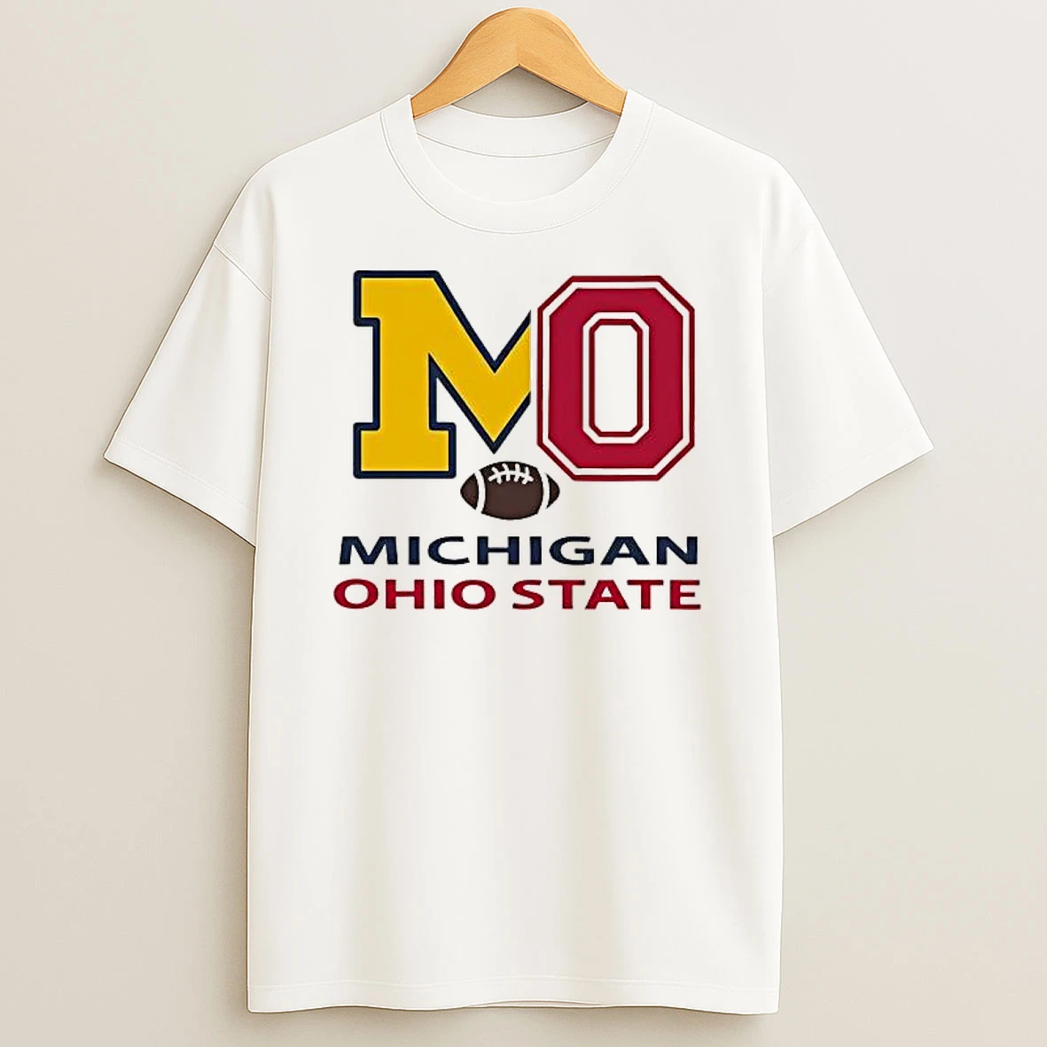 Mo Michigan Vs Ohio State House Divided Shirts