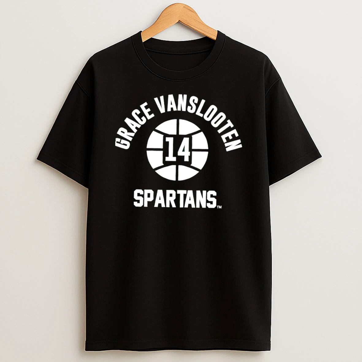 Msu Michigan State Spartans Basketball Jaxon Kohler Name Number Ball 14 Shirts