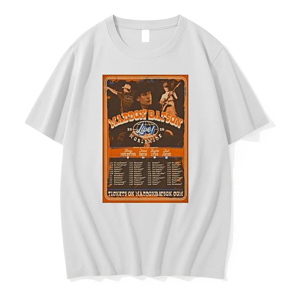 Maddox Batson Live 26 Worldwide Tour 2025 Shirts