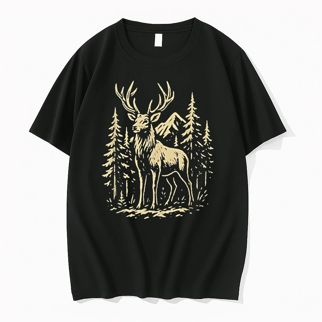 Majestic Red Deer Stag Hart Buck Rustic Wilderness Shirts