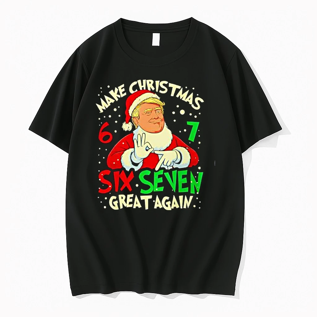 Make Christmas 67 Great Again Santa Trump Pajamas Xmas Ugly Shirts