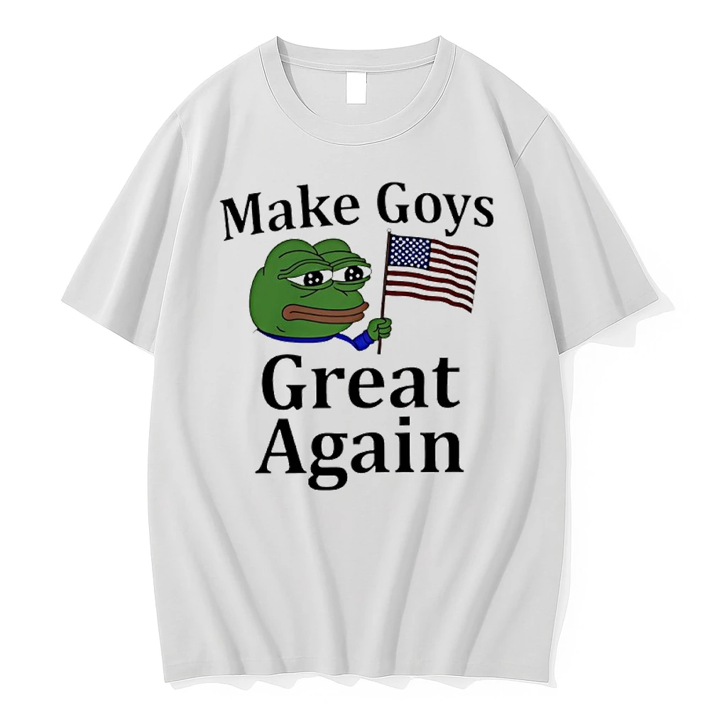 Make Goys Great Again Pepe The Frog American Flag Shirts