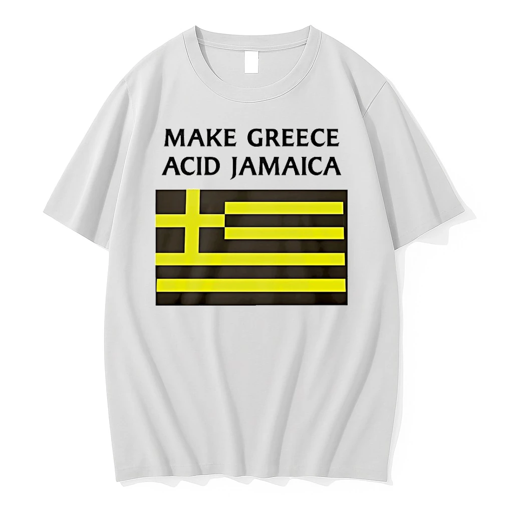 Make Greece Acid Jamaica Flag Shirts