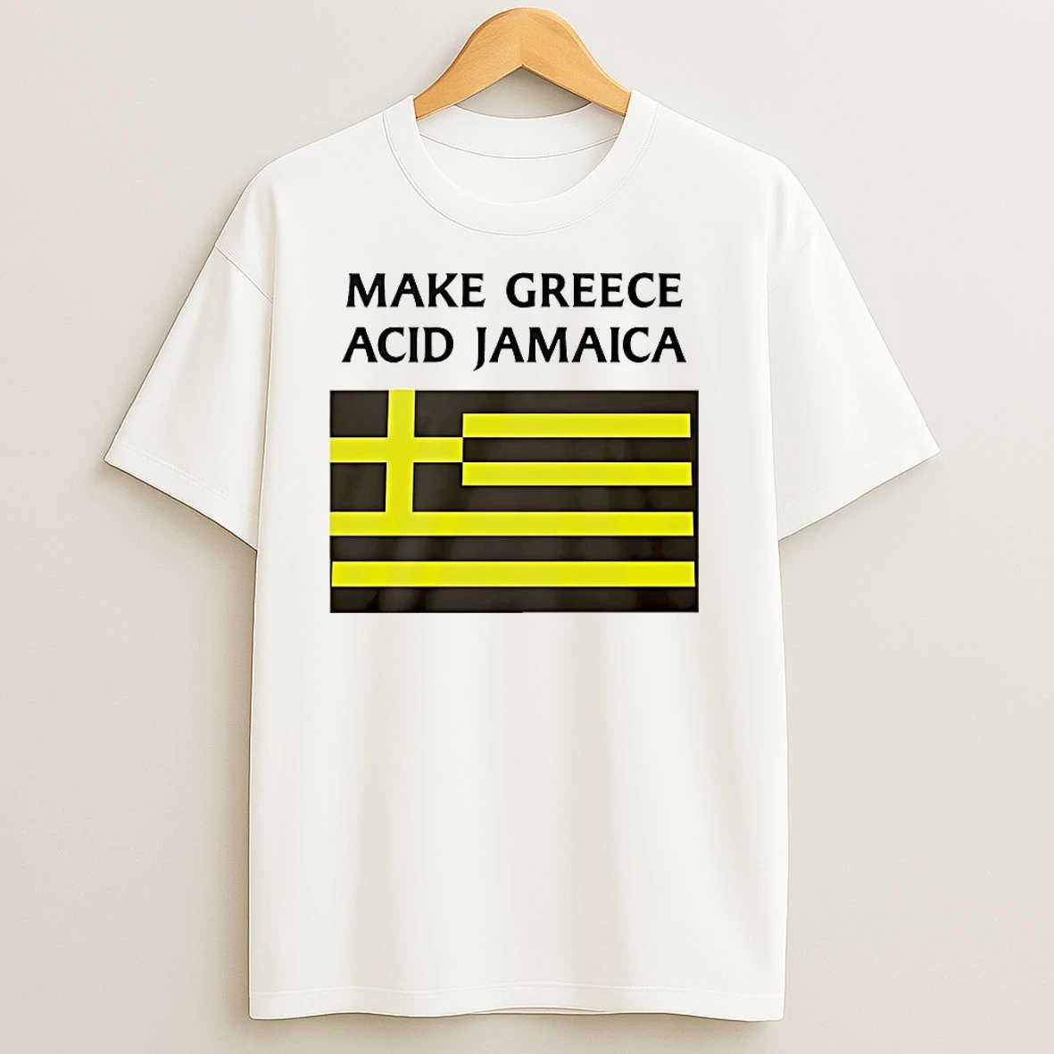 Make Greece Acid Jamaica Flag T Shirts