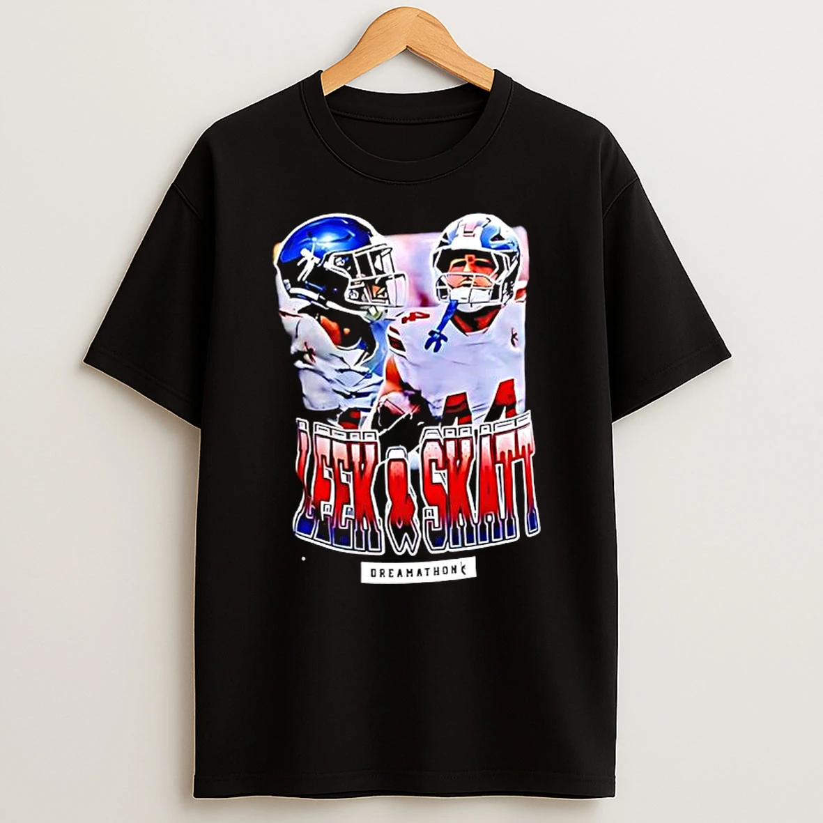 Malik Nabers And Cam Skattebo New York Giants Football Players Shirts