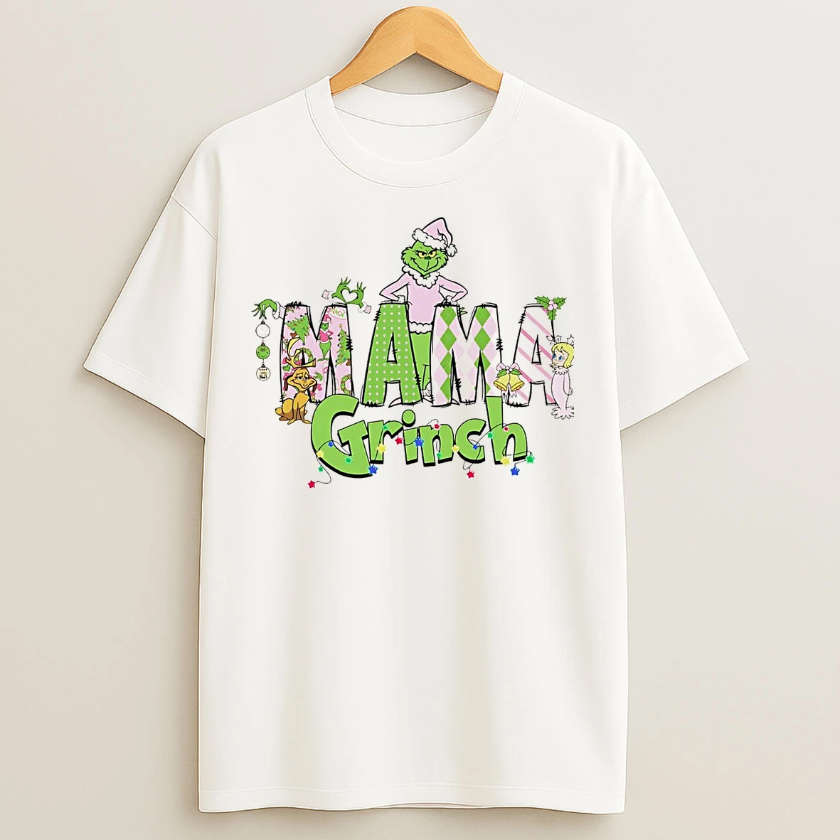Mama Grinch Christmas T Shirts