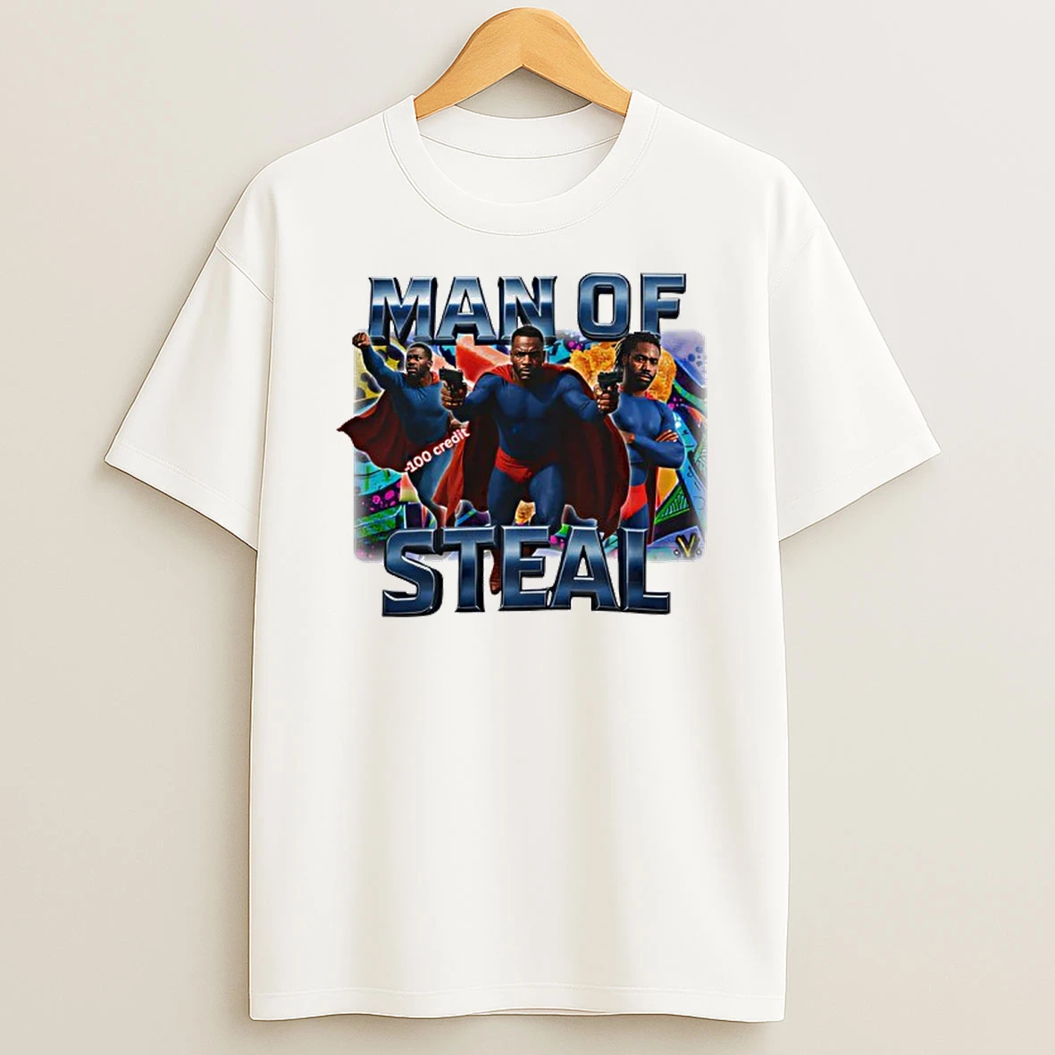 Man Of Steal Graphic Shirts