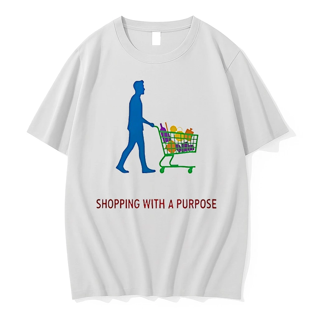 Man Shopping With A Purpose Shirts