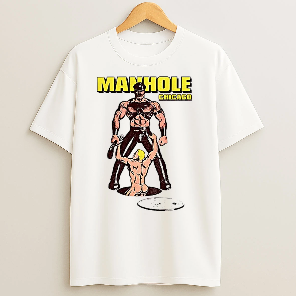 Manhole Chicago Leather Daddy T Shirts