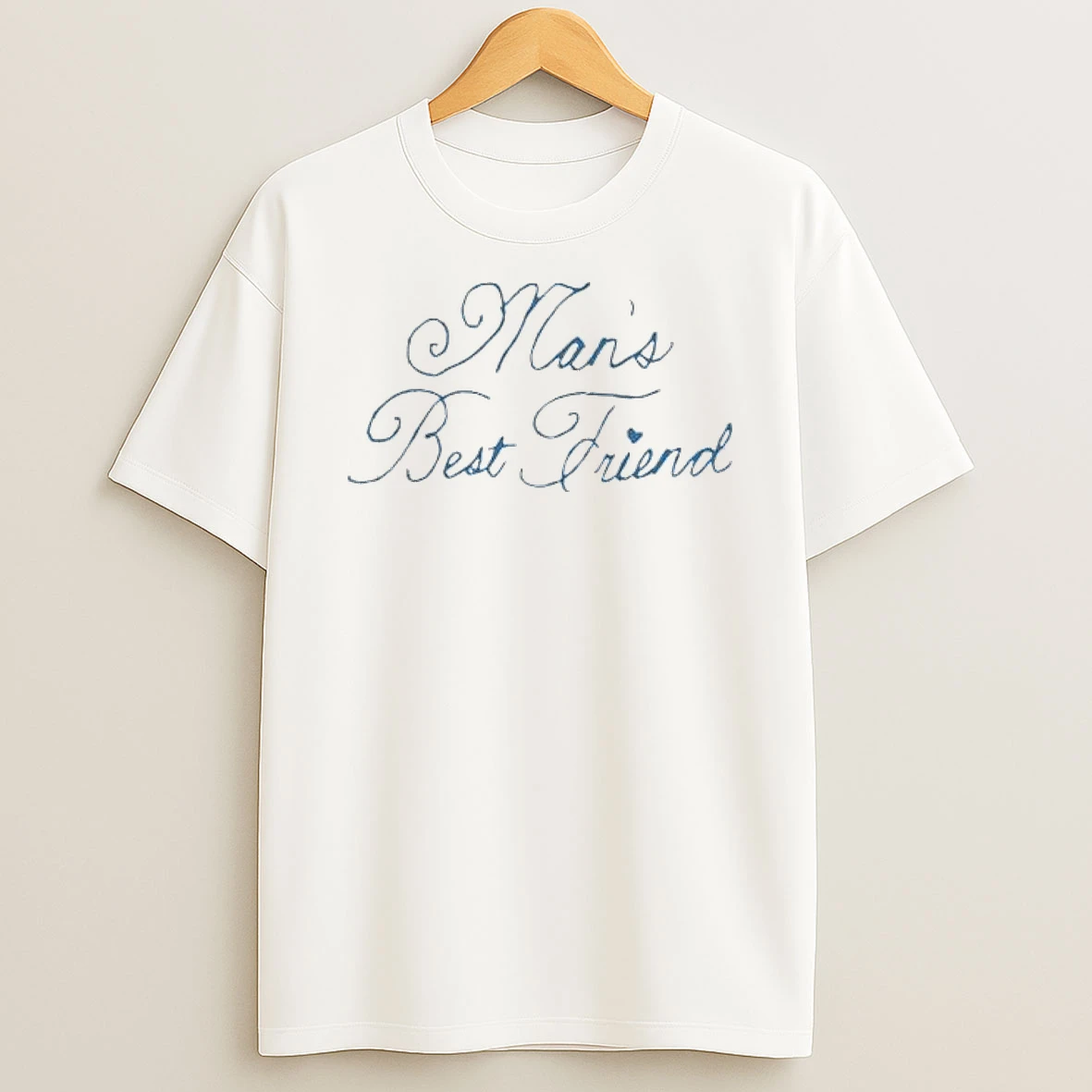 Mans Best Friend Fitted Shirts
