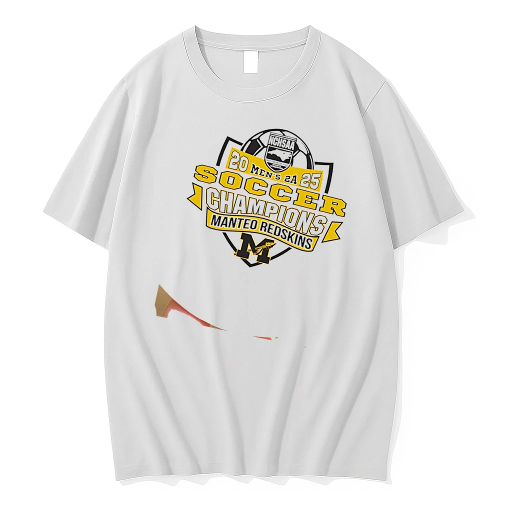 Manteo Redskins Nchsaa Soccer Division 2a Champions 2025 Shirts