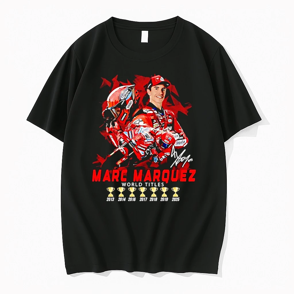 Marc Marquez World Titles Trophy Champions Shirts