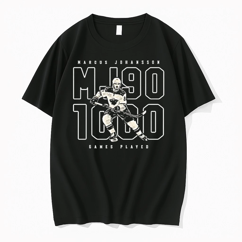 Marcus Johansson Mj90 1000 Games Player Hockey Shirts