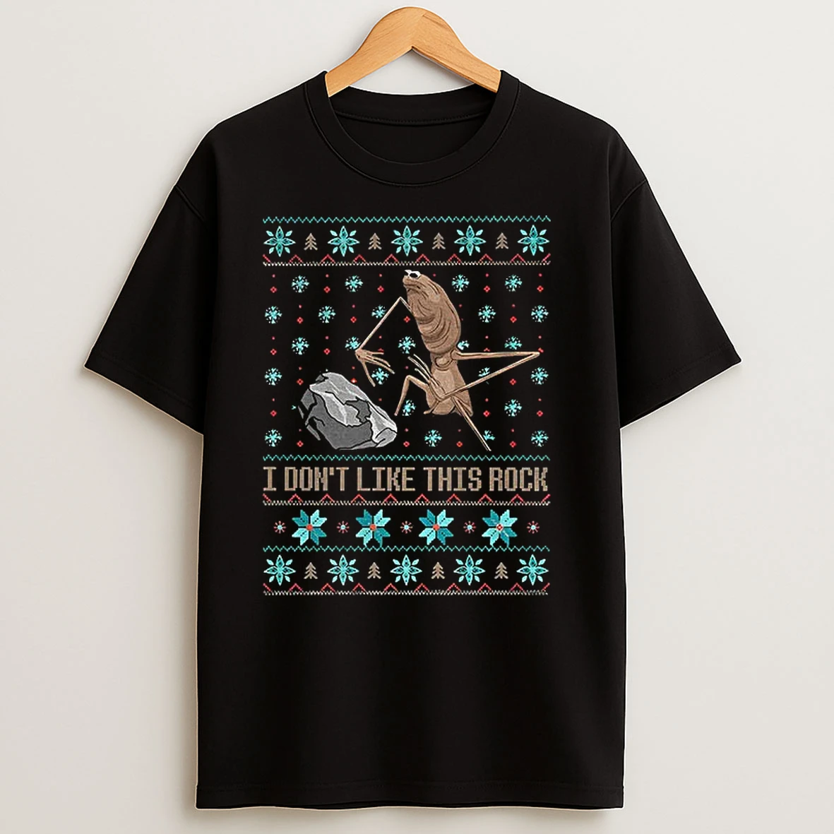 Marcus The Worm I Dont Like This Rock Ugly Christmas T Shirts