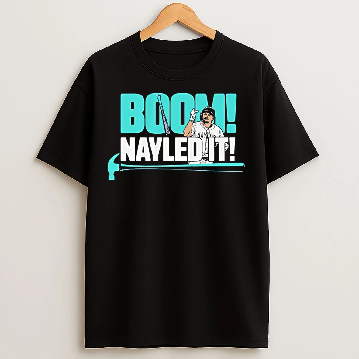 Mariners Josh Naylor Boom Nayled It T Shirts