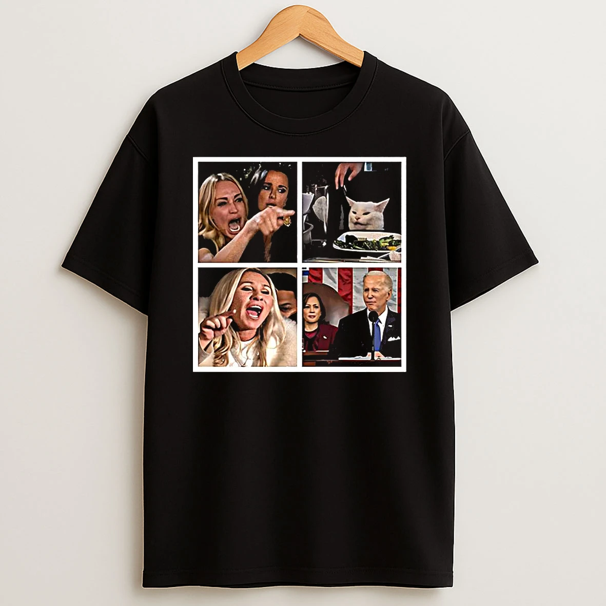 Marjorie Taylor Greene Yelling Biden Meme Shirts