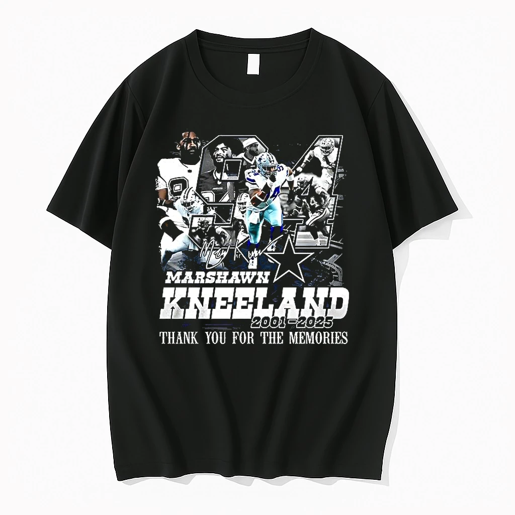 Marshawn Kneeland Number 94 Thank You For The Memories 2001 2025 Signature Shirts