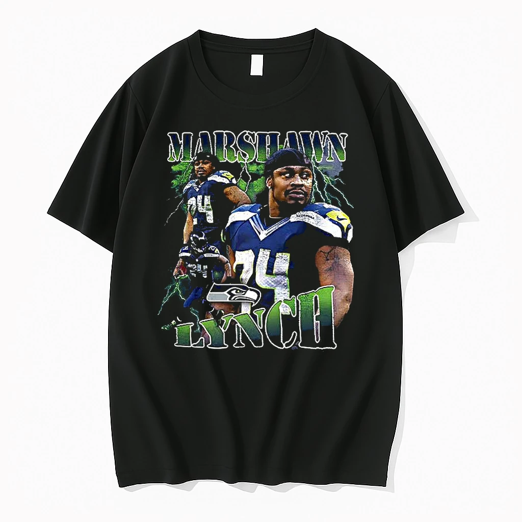 Marshawn Lynch Seahawks Legendary Graphic Shirts