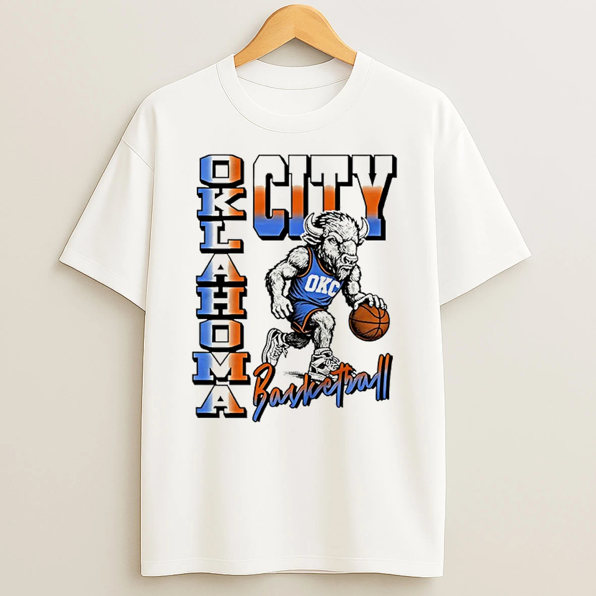 Mascot Oklahoma City Thunder Basketball Shirts