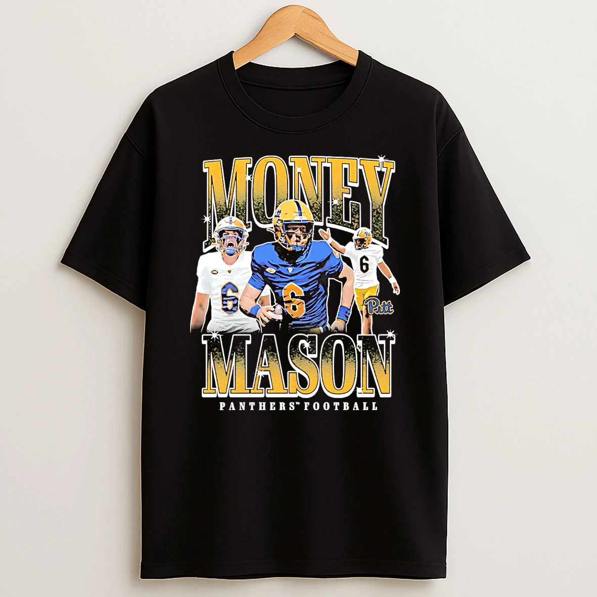 Mason Heintschel Illustrated Pittsburgh Panthers Shirts