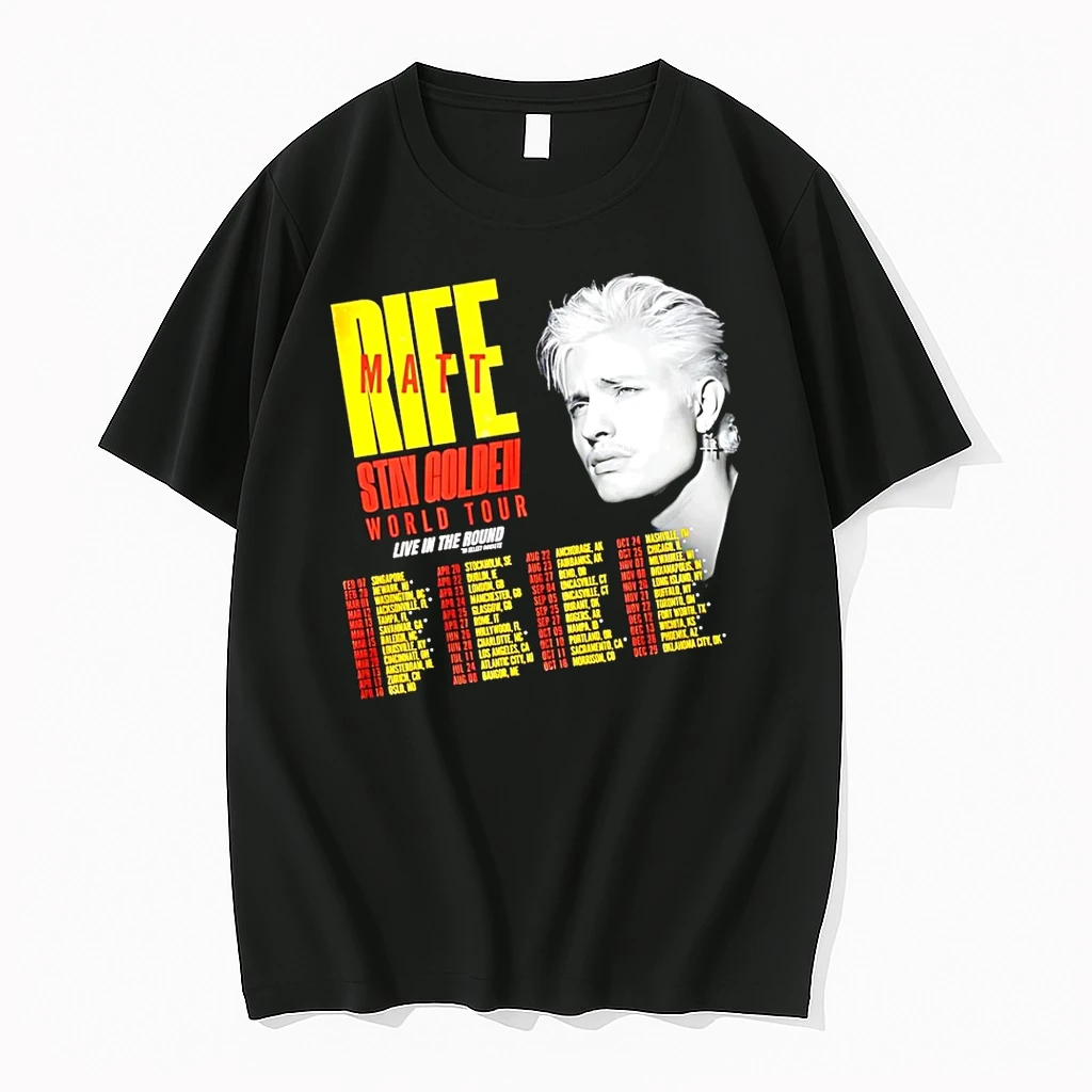 Matt Rife Stay Golden World Tour 2026 Shirts