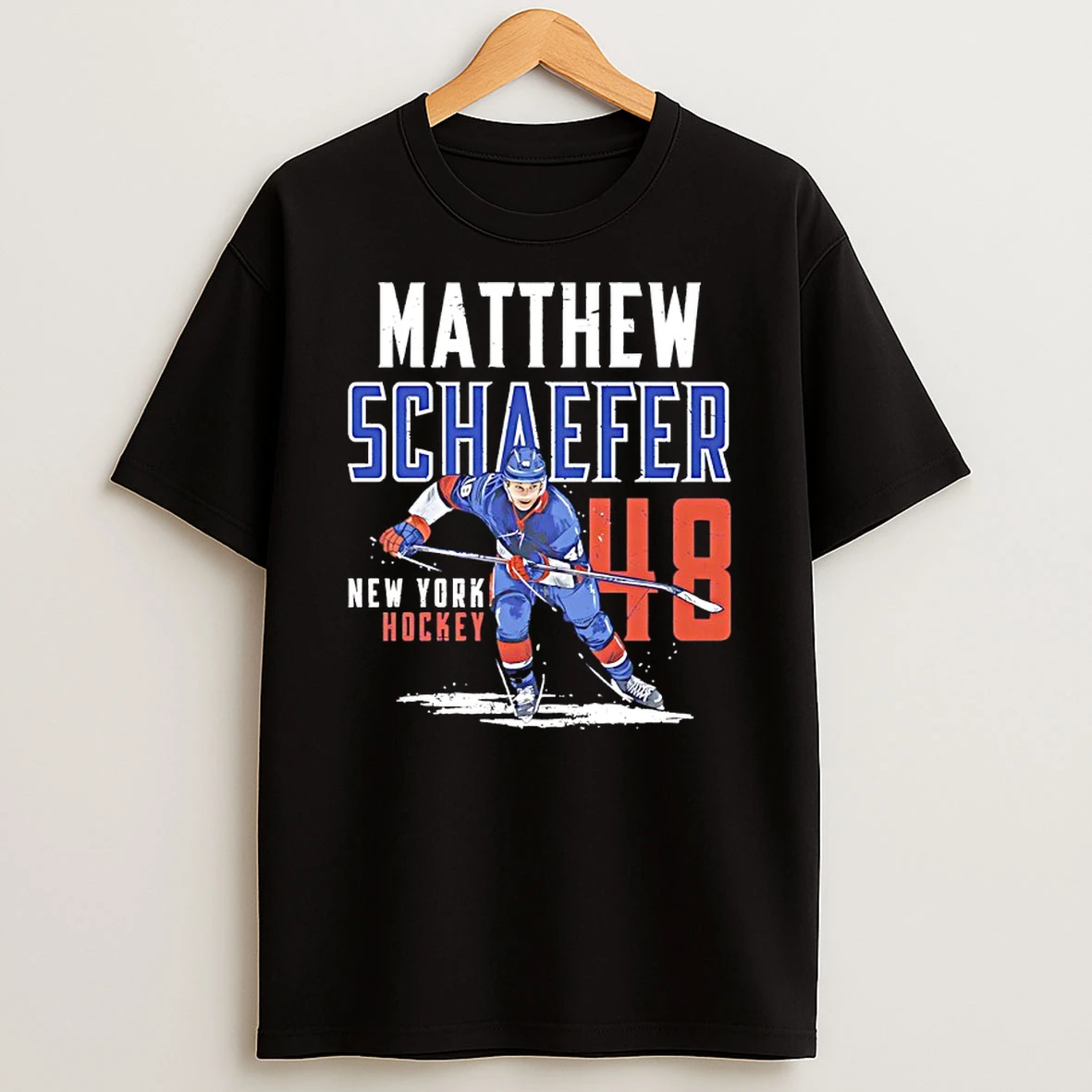 Matthew Schaefer 48 New York Islanders Player Name And Number Shirts