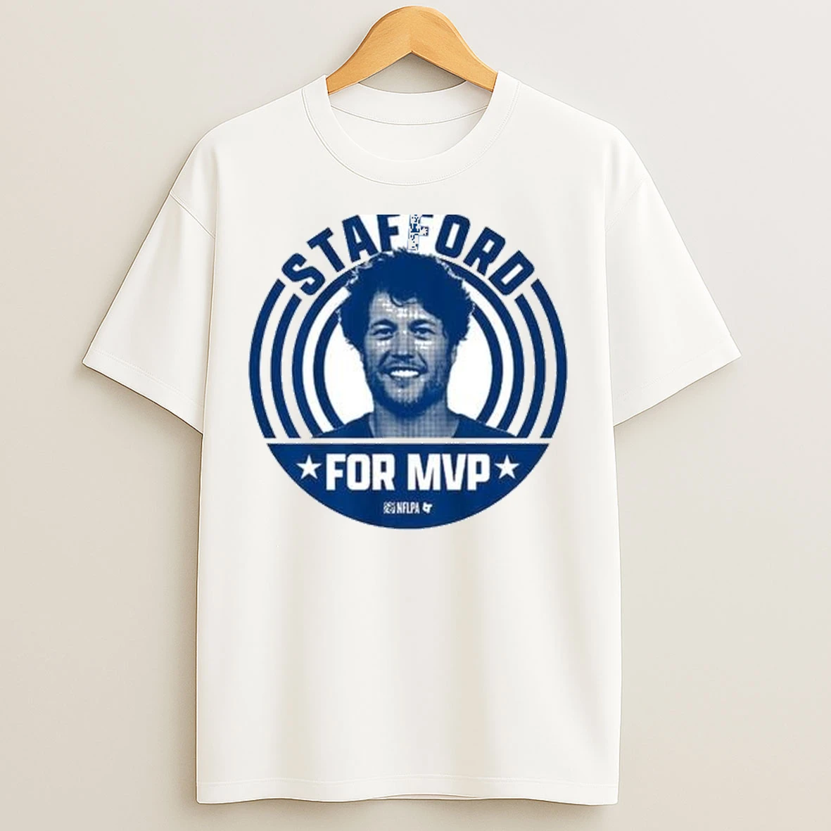 Matthew Stafford For Mvp 2025 Circle White T Shirts