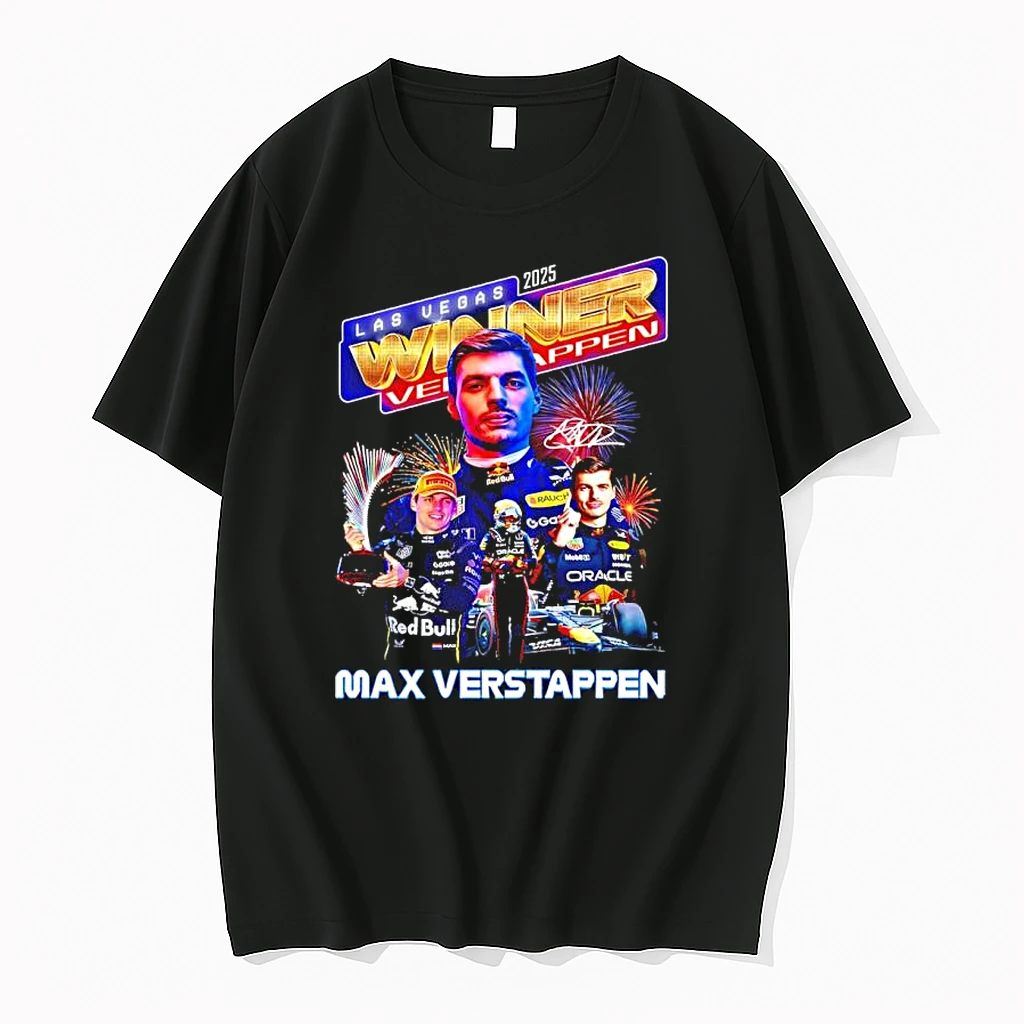 Max Verstappen 2025 Las Vegas Winner Signature Shirts