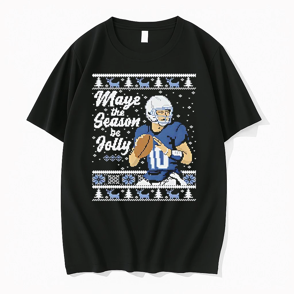 Maye The Season Be Jolly Drake Maye New England Christmas Ugly Shirts
