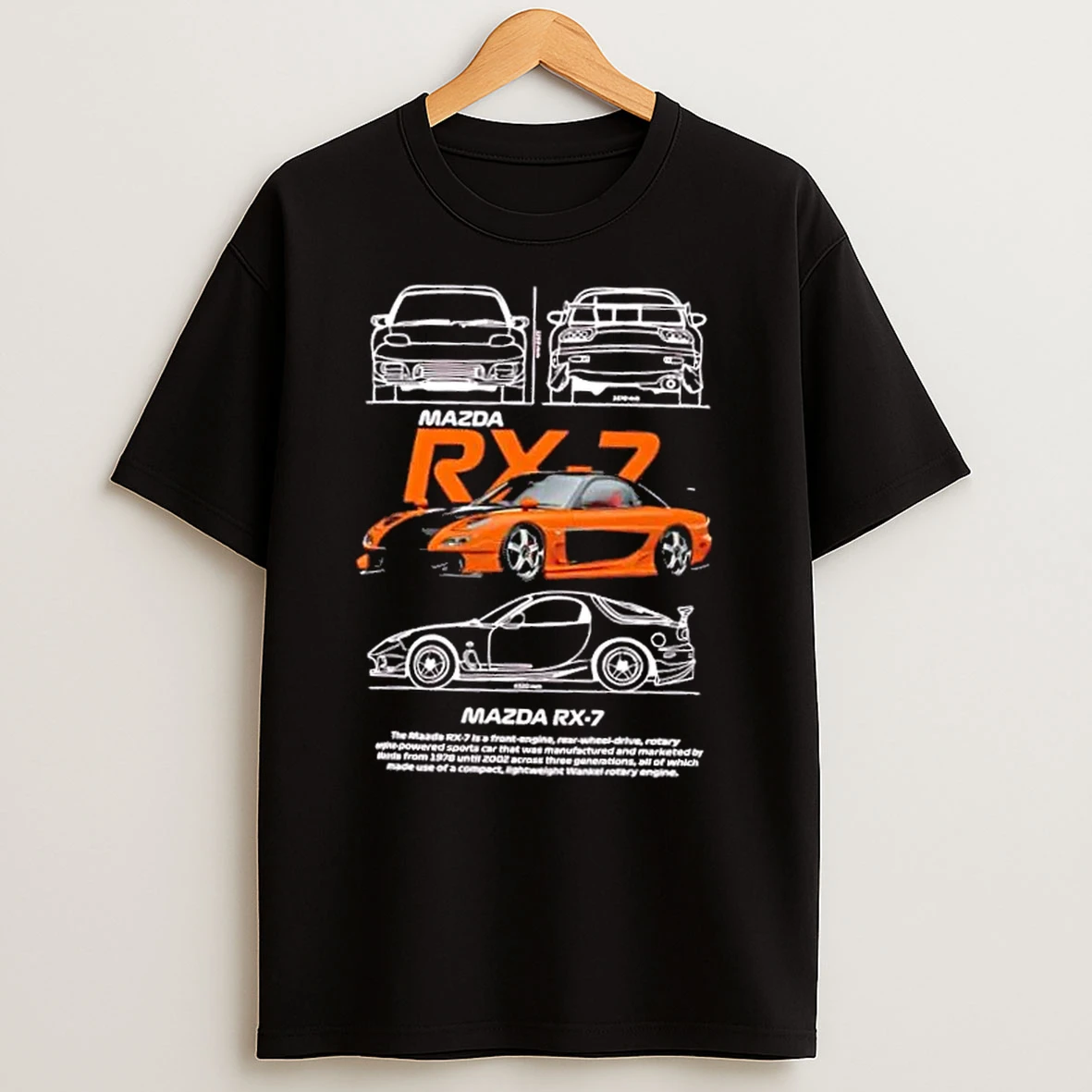 Mazda Rx 7 Jdm Rotary Engine Legend T Shirts
